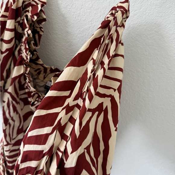 Eloquii Brown and White Mini Dress - Picture 5 of 8